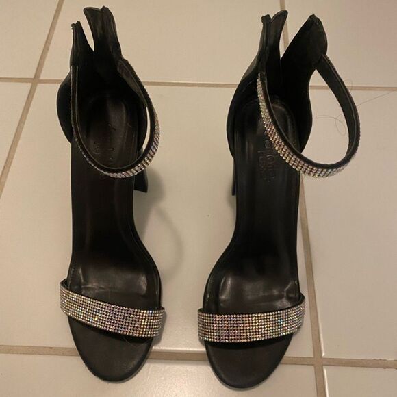 Charlotte Russe Rhinestone 4 Inch Heel Sparkly Glam NYE Size 7 - Picture 2 of 8
